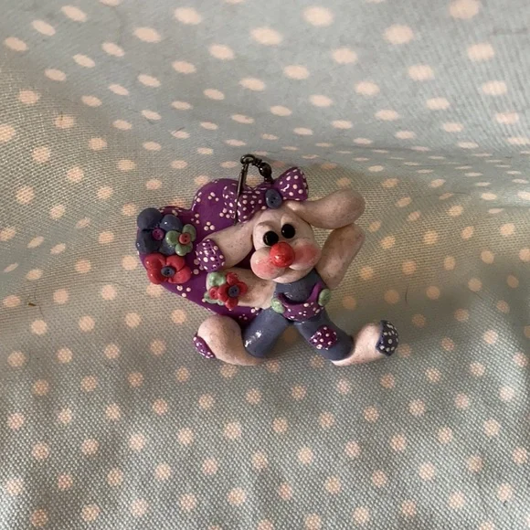 Handcrafted; Easter Bunny; Pastel; Ornament; - Picture 7 of 7